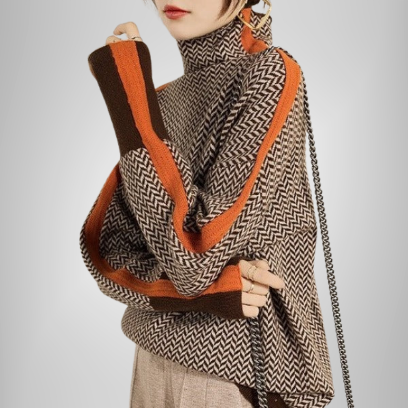 Clarabella | Mélange Turtleneck Sweater