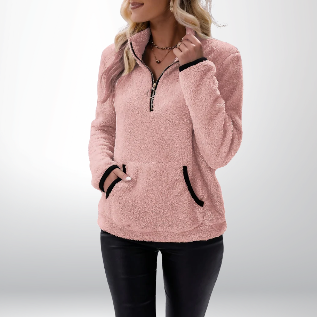 Rosely | Half Zip Fleece Sweater