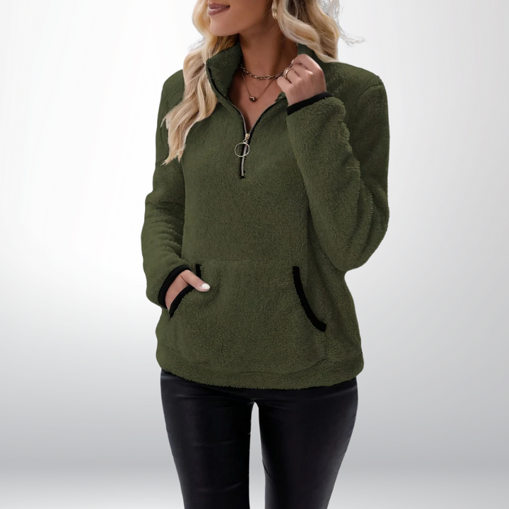 Rosely | Half Zip Fleece Sweater