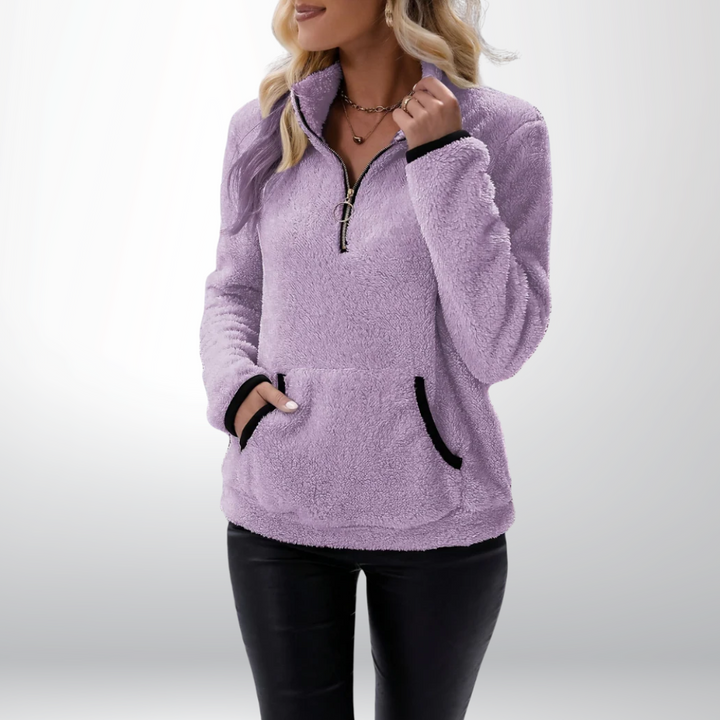 Rosely | Half Zip Fleece Sweater