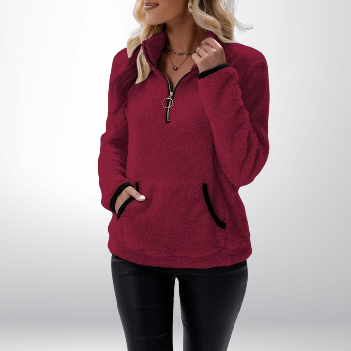 Rosely | Half Zip Fleece Sweater