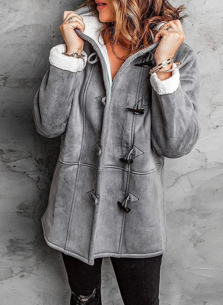 Valentina™ | Cashmere Look Hooded Coat