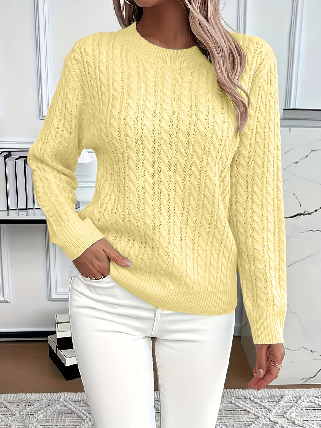 Bernila | Cable Knit Sweater