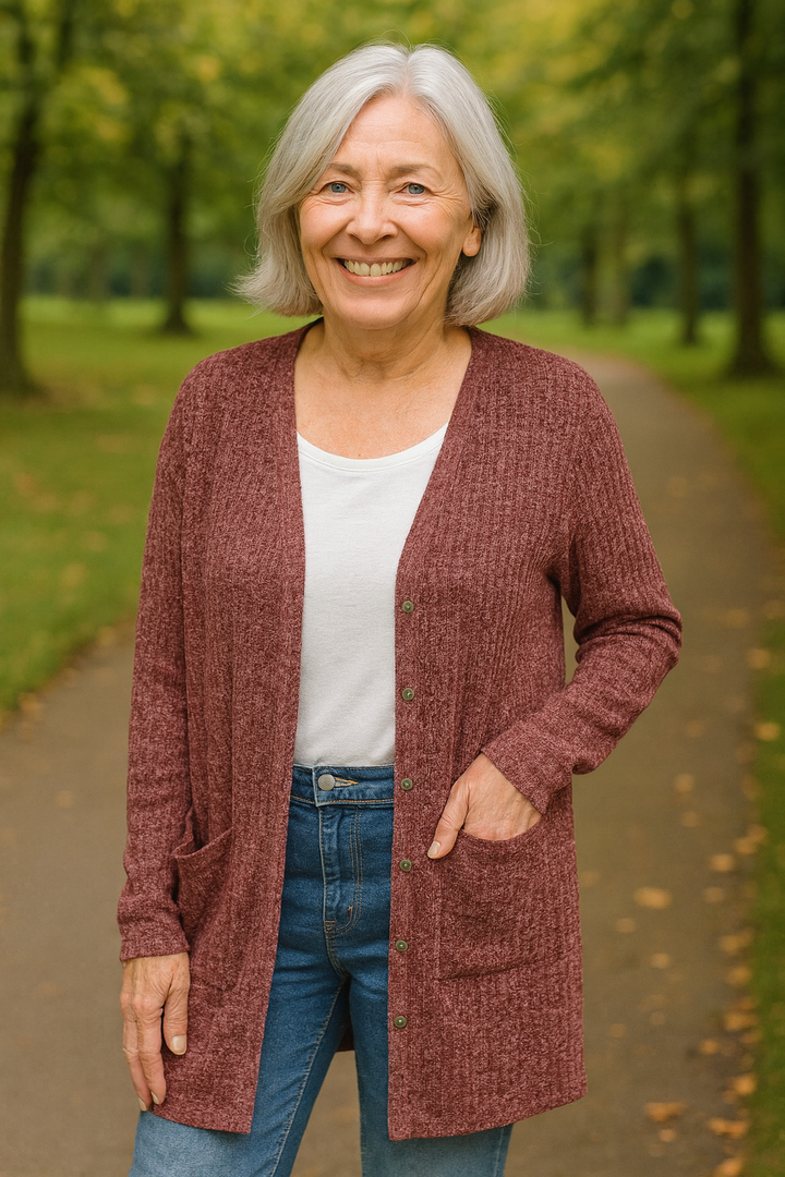 Nahlani - Long Sleeve Cardigan