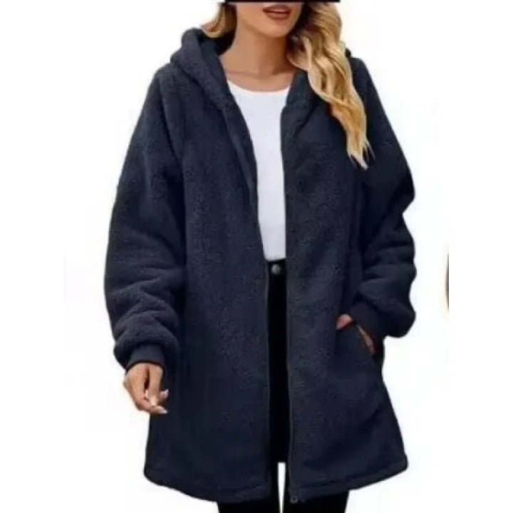 Elizabeth | Soft Zip-Up Fleece Coat