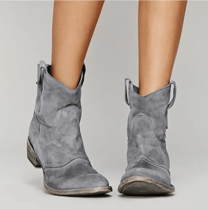 Isolde - Suede Western Boots
