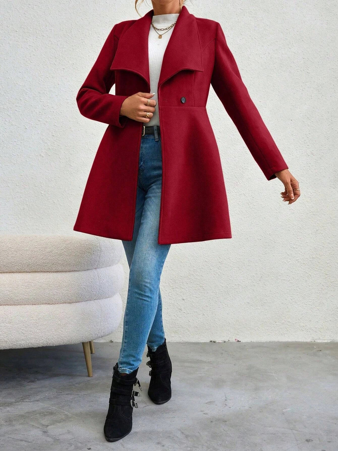 Onyxa™ | Elegant Winter Coat with Long Sleeves