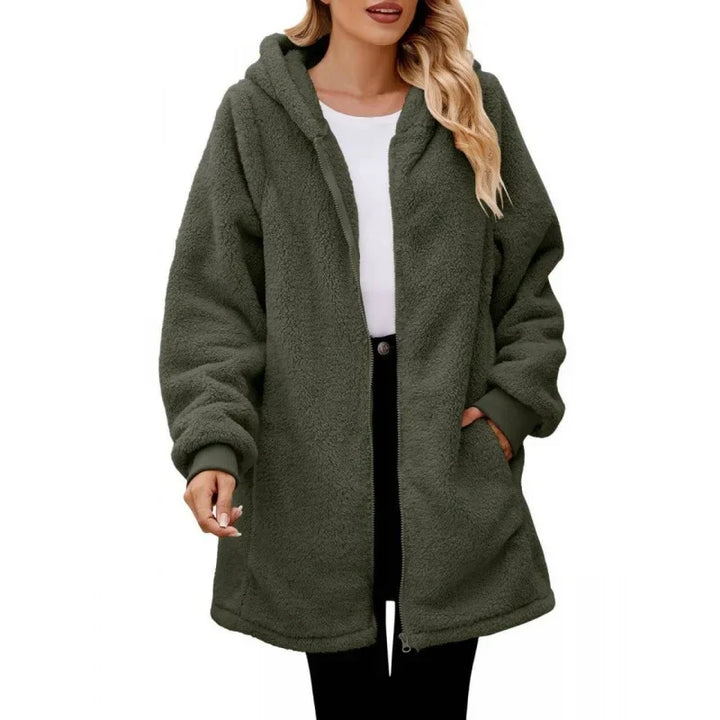 Elizabeth | Soft Zip-Up Fleece Coat