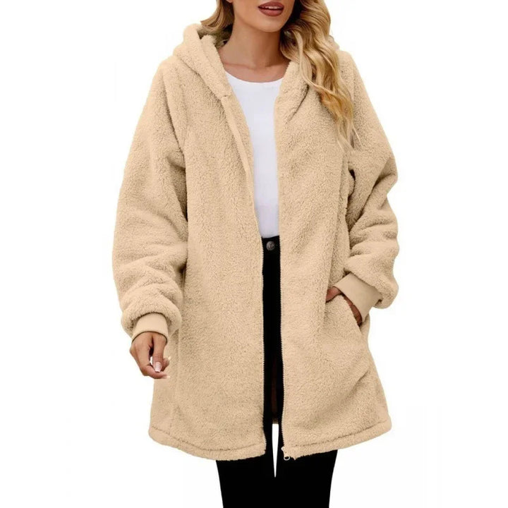 Elizabeth | Soft Zip-Up Fleece Coat