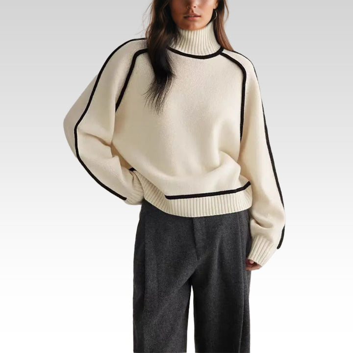 Lara | Women's Sweater with Turtleneck