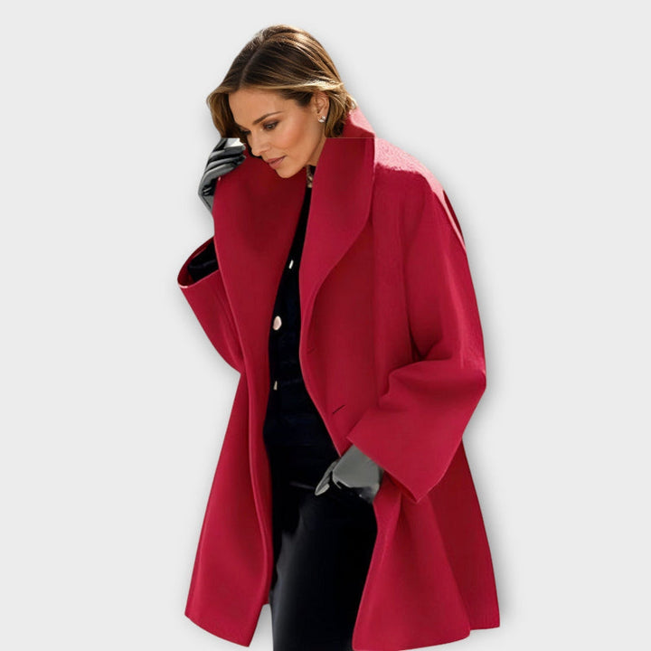 Sadie – Elegant Wool Blend Coat for Women